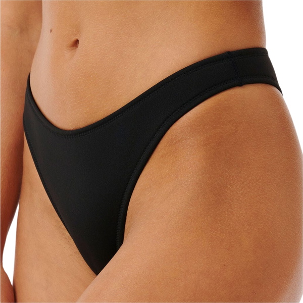2025 Rip Curl Womens Mirage Ultimate Neoprene Skimpy Bikini Bottom 0L9WSW - Black